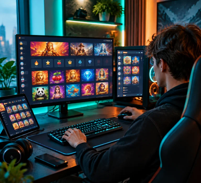 玩家在现代电竞空间中体验PG电子游戏内容